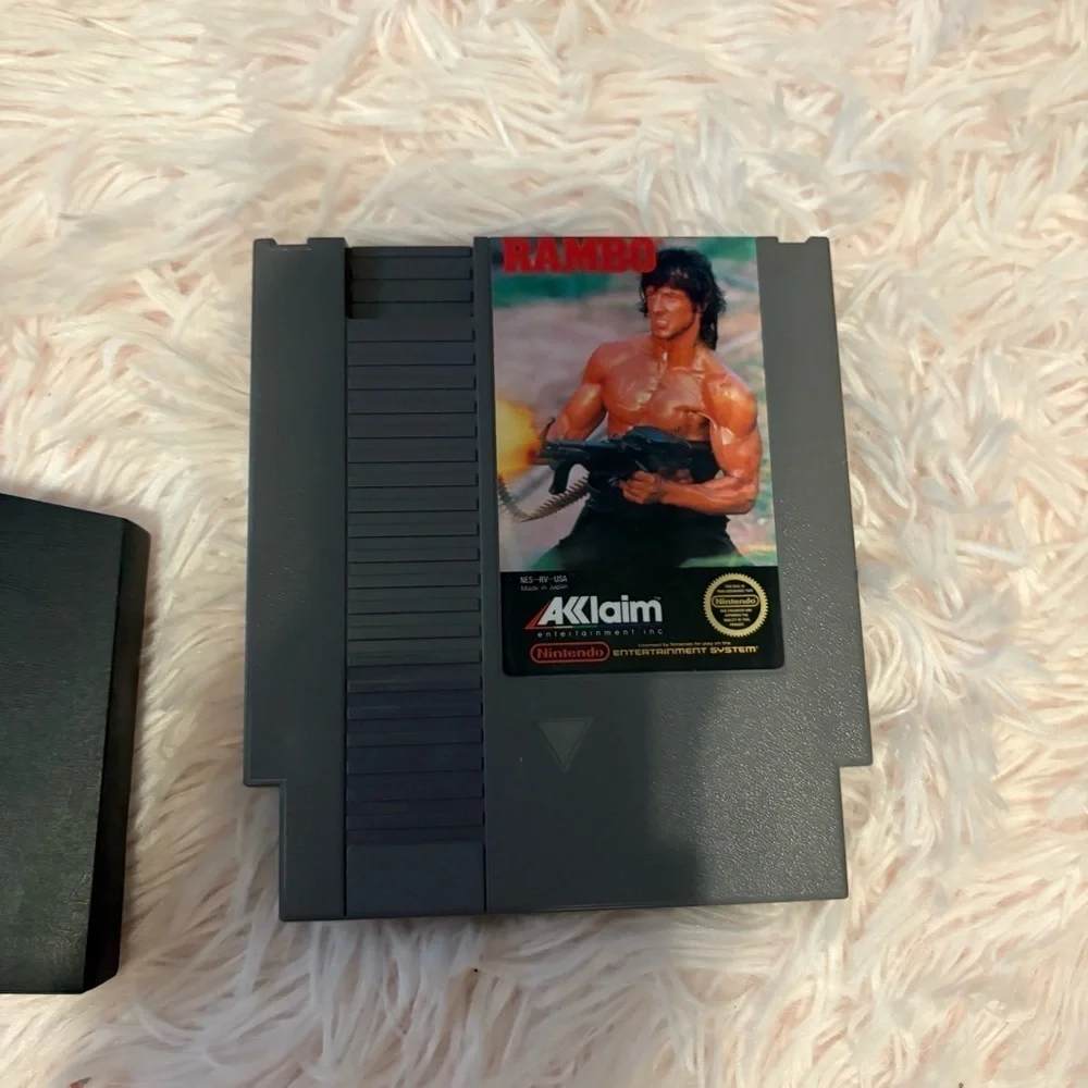 Rambo NES Game Cartridge Nintendo Vintage